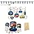 Disney Cars Party Decorations Party Supplies Pack: Straws, Hanging Swirls, Table Decorating Kit, and Jumbo Add-An-Age Banner