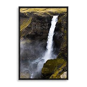 signwin Framed Canvas Wall Art Waterfall Canvas Prints...