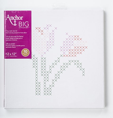 Anchor Big Stitch Counted Cross-Stitch Kit w/Embroidery Floss