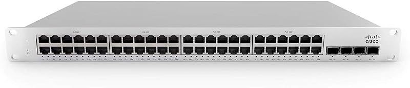 Cisco MS225-48LP-HW Managed Ethernet Network Switch 48 Port PoE+