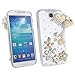 niceEshop 3D Bling Diamond Love Heart Clear Crystal Hard Case Cover For Samsung Galaxy S4 i9500