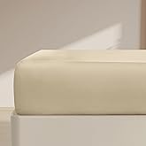FreshCulture Twin Fitted Sheet Only – Premium Hotel-Quality Fitted Sheet for Twin Bed – Ultra Soft & Breathable Brushed Microfiber – Elegant Black Box Packaging (Beige)