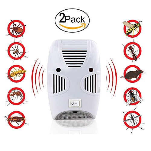 MangGou Pest Control,Ultrasonic Pest Repellent,Electronic Plug in Pest Reject,Pack of 2 - Repels Mice, Rats, Roaches, flies ,Mosquito, Spiders, Ants & Other Insects,Non-toxic Environment-friendly MangGou Pest Control,Ultrasonic Pest Repellent,Electronic Plug in Pest Reject,Pack of 2 - Repels Mice, Rats, Roaches, flies ,Mosquito, Spiders, Ants & Other Insects,Non-toxic Environment-friendly