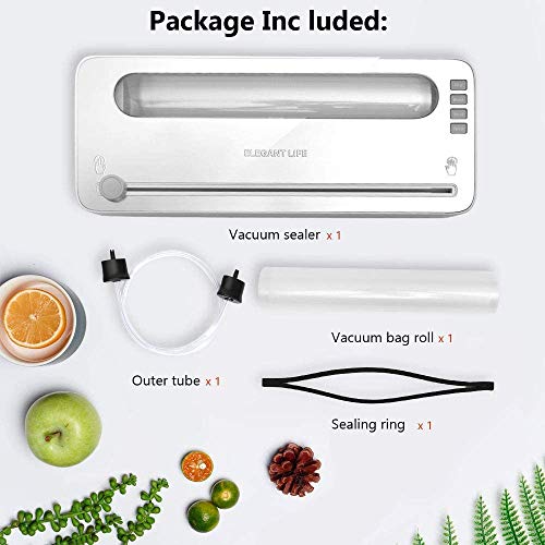 Vacuum Sealer Machine , Elegant Life Automatic Vacuum Air Sealing