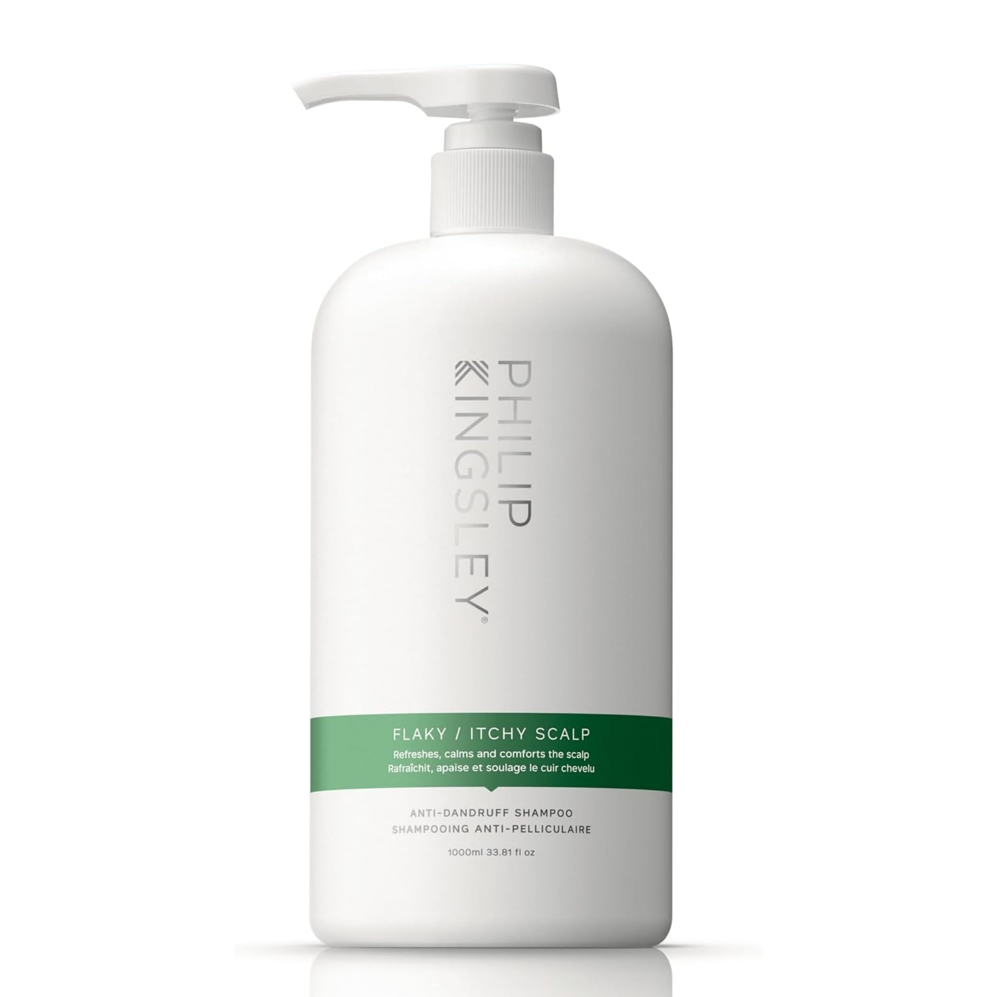 Philip Kingsley | Flaky/Itchy Scalp Shampoo | Anit-Dandruff Shampoo For Flaky, Itchy, Dry, Oily Scalps | Cleansing Scalp Care | Hair Shampoo that Hydrates, Soothes and Calms | 1000ml