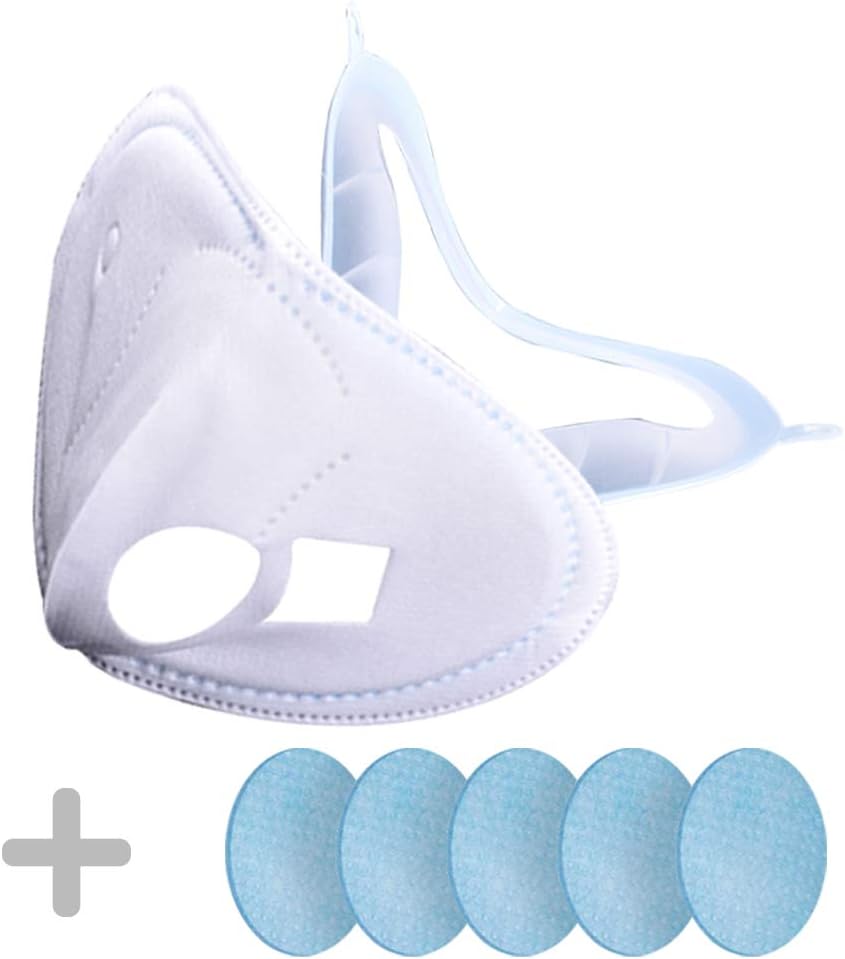 Inner Cover for Half Face Mouth Mask with Valve Filter,Electric Respirator for Air Purifying