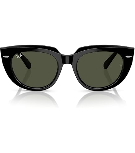 Amazon.com: Ray-Ban RB4395 Kiliane Sunglasses, Black/Dark Blue, 54
