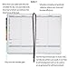 Undated Daily & Monthly Planner + 2018 Calendar Stickers and to-DO List to Improve Productivity, Premium Thick Paper, Pen Holder, 5.75