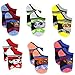 Paw Patrol Boys Girls 6 Pack Socks (4-6 (Shoe: 7-10), 6 pk Pups Symbols)