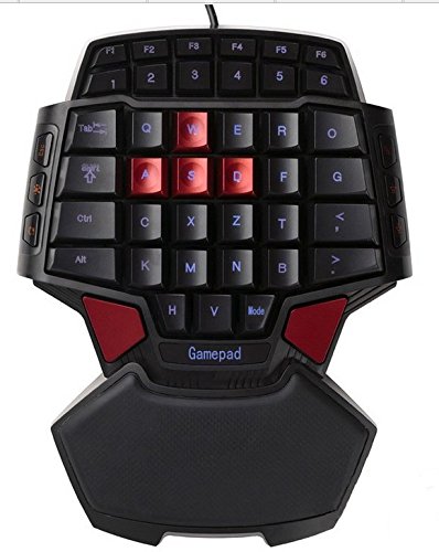 title=Gearmax® Mini Tastiera Gaming, Retroilluminazione a LED