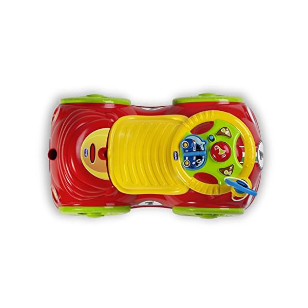 Chicco All Around Deluxe Aufsitzauto für Kinder, Rutscher Kinderauto für Kleinkinder mit Hupe, Schwenkbaren Rädern und… – Bild 6