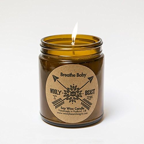 WOOLY BEAST Soy Candles – BREATHE BABY 9oz