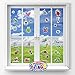 Insects & Bugs (by Incredible Gel and Window Clings) - Reusable Puffy Stickers for Kids and Toddlers - Ladybug, Butterflies and More for Rooms, Walls, Bedrooms, Windows, Classrooms, Plane Travel