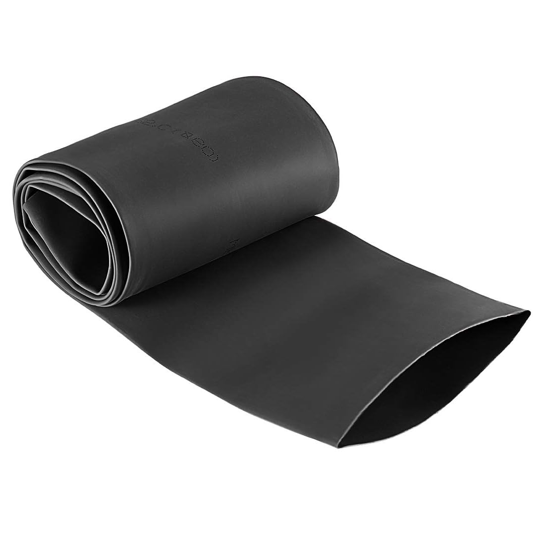 Unifizz Heat Shrink Tubing 60mm Dia 98mm Flat Width 2:1 Ratio Shrinkable Tube Cable Sleeve 1m - Black