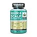 60 Hair Loss Gummies with Hemp-Biotin-Collagen-Zinc-Folic Acid // Hair Loss and Scalp Stimulating Formula - Scientifically formulated for Hair Regrowth, Hair Thickening and Scalp Skin Health.