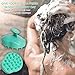 Hair Scalp Massager Shampoo Brush | Sumi Eco Silicone Scalp Care Comb with Soft Bristles | Tourmaline contained | Multiple Colors (1. Mint)