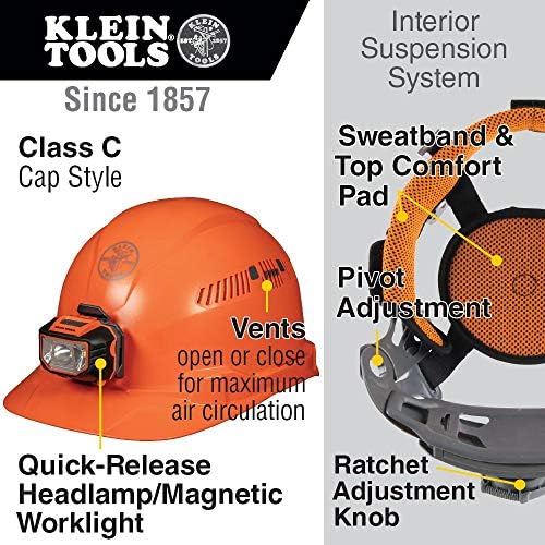 Klein Tools 60901 Hard Hat with Light 