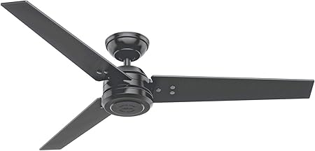 Hunter Ceiling Fan Protos 132 Cm Black Matt Amazon Co Uk Kitchen