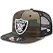 New Era Oakland Raiders Trucker 9FIFTY Snapback Adjustable Hat Woodland Camo/Black
