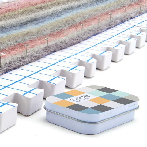 2 KnitIQ+Stainless+Blocking+Knitting+Checkered