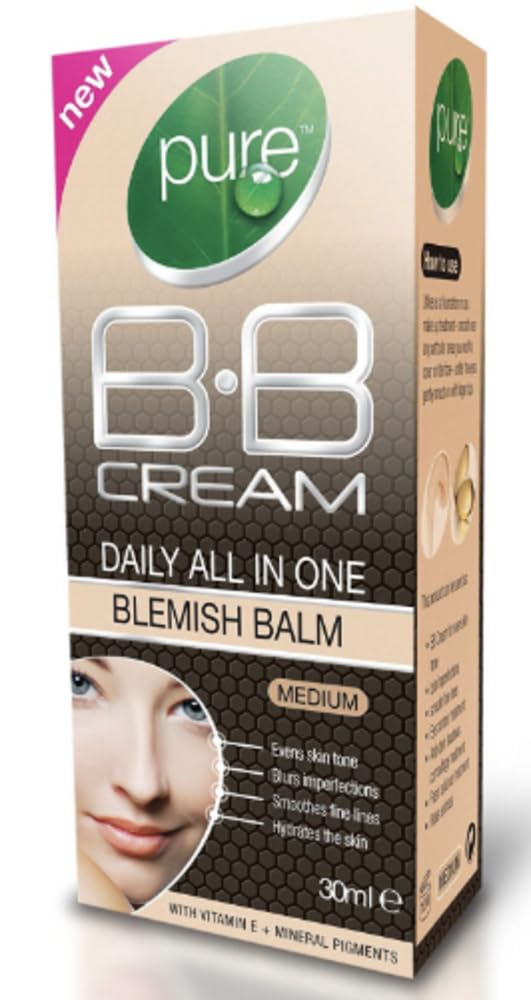 Pure Daily all in one Blemish Balm BB Cream Medium 30ml - packed by Black Nore Gifts