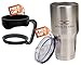 Romatlink 30 oz Stainless Steel, Vacuum, Double Wall Handle, Slide Spill Proof Lid (BPA Free) Travel Insulated Tumbler, KA, s1