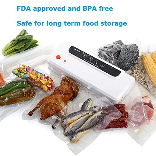 O2frepak 100 Quart Size 8" x 12"Vacuum Sealer Bags with BPA Free and Puncture Prevention,Vacuum Seal Freezer Bags,Great for Sous Vide Vaccume Sealer PreCut Bags