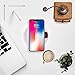 Wireless Charger,Auto Safety Qi Wireless Charging Pad for for iPhone 5 5S 5C 6 6S 6 Plus 6S Plus iPhone X Samsung Galaxy S7/S7 Edge,S6/S6 Edge HTC NOKIA,Universal For All Qi-Enabled Devices … (black)