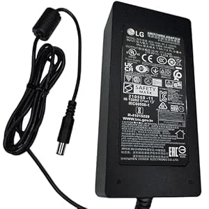 AC Power Adapter Charger For LG 32BN50U-B 32UN550-W 32UP50S-B