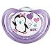NUK Airflow Orthodontic Pacifier, 0-6 Months, Penguin/Girl, 1 pk