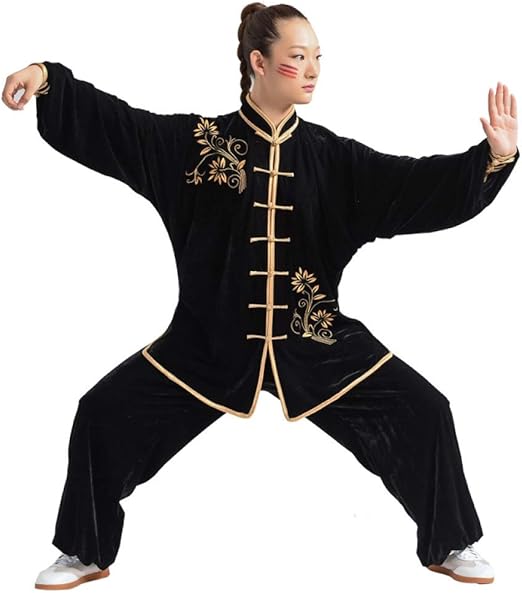 llh Tai Chi para Mujer Ropa De Kung Fu Chino Ropa De Manga Larga para