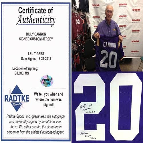 billy cannon lsu jersey