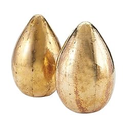 ELK Pale Gold Metallic Egg-Set of 2 Decorative