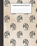 Composition Notebook: Vintage Gothic Grunge Skull College Ruled Notebook Lined School Journal