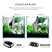 VicTsing Air Pump Ultra Silent High Out Energy Efficient Aquarium Air Pump Fish Tank Oxygen Air Pump With 2 Air stone/2M Silicone Tube-Black