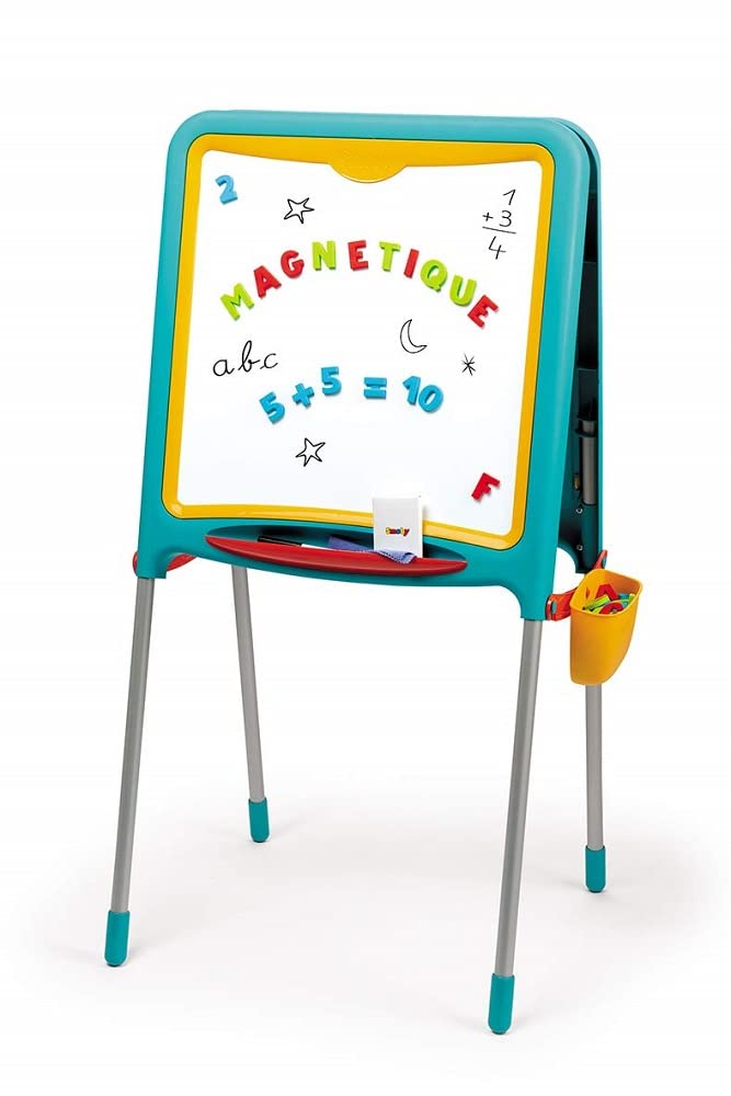 SMOBY - Tableau Tubes Ardoise Double Face 80 Accessoires Mixte