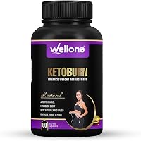 Wellona 100% Natural Fat Burner with Garcinia Cambogia, Green Tea Extract, Green Coffee Bean Extract Weight loss product…