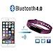 Fitness Tracker with Heart Rate Monitor Gosund C6 Waterproof Activity Tracker Pedometer Call/SMS push for Android and IOS (purple)