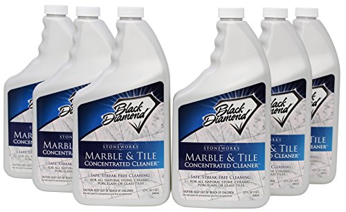 Marble & Tile Floor Cleaner. Great for Ceramic, Porcelain, Granite, Natural Stone, Vinyl & Linoleum . No-rinse Concentrate 6-Quarts