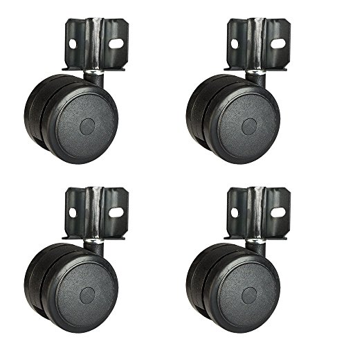 Inside Corner Mount Casters 3" Hardwood Safe Softech Wheels Set of 4