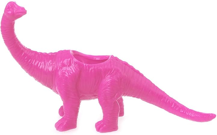 pink plastic dinosaur
