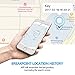 Apsung Key Finder, 4 Pack Wireless Anti-Lost Tracker, Anything Finder Wallet Bags Pet, Nut 3 Mini Locator App Control Smartphones.
