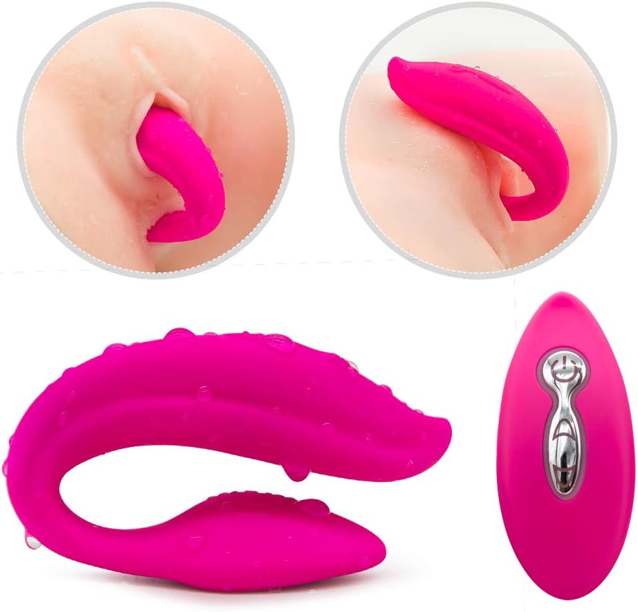 Mini U-Shaped Massage Wireless Remote Control USB Rechargeable 10 Strong Vibration Waterproof Invisible Wearable Sucking Toys