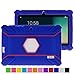 Turpro Rugged Defender Armor Shockproof Anti-Slip Kids' Silicone Cover for Select 7-Inch Tablets - Dark Blue