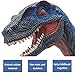 Tecesy Dinosaur Hand Puppets, Rubber Puppet Role Play, Animal Gloves, Realistic Raptor Dino Head 12 inch