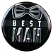 Buttonsmith Team Groom Button Set,Black