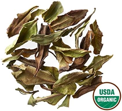Golden Moon Tea Organic White Peony Tea - Chinese Bai Mudan Leaves - Loose Leaf, Non-GMO - 6 Ounces (54 Servings)USDA Organic