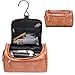 VASKER Travel Toiletry Bag Leather Dopp Kit Hanging Toiletry Organizer Makeup Bag Waterproof Portable Bathroom Cosmetic Bag Business Gift for Men