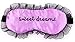 HappyDaily Beautiful and Comfortable Sleep Masks - Set of 3 (Sweet Dreams - Pink/Blue/Purple)
