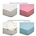 The Peanut Shell Gia Floral Coral/Aqua 4-in-1 Baby Girl Bedding Set